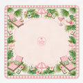 Palm Beach Resort — Blush Pink American Mahjong mat full design by The Lucky Tiles