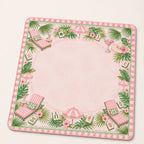 Palm Beach Resort — Blush Pink American Mahjong mat product and lifestyle view 2