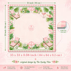 Palm Beach Resort — Blush Pink American Mahjong mat product and lifestyle view 6