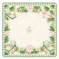 Palm Beach Resort — Garden Green American Mahjong mat full design by The Lucky Tiles