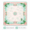 Palm Springs Garden American Mahjong mat full design by The Lucky Tiles