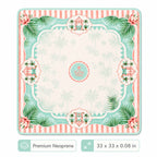 Palm Springs Garden American Mahjong mat full design by The Lucky Tiles