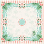 Palm Springs Garden American Mahjong mat product and lifestyle view 3