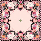 Pink Halloween American Mahjong mat product and lifestyle view 2