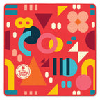 Playful Geometry American Mahjong mat full design by The Lucky Tiles