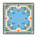 Poolside Palms American Mahjong mat full design by The Lucky Tiles