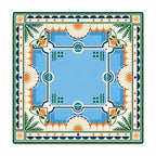 Poolside Palms American Mahjong mat full design by The Lucky Tiles