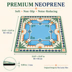 Poolside Palms American Mahjong mat product and lifestyle view 6