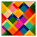 Prism Plaid American Mahjong mat full design by The Lucky Tiles