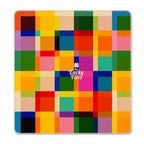 Prism Plaid American Mahjong mat product and lifestyle view 3