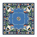 Regatta Geometry American Mahjong mat full design by The Lucky Tiles