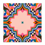 Retro Color Geometry American Mahjong mat full design by The Lucky Tiles