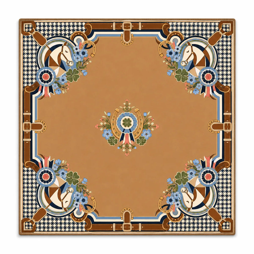Saddle Club American Mahjong mat full design by The Lucky Tiles