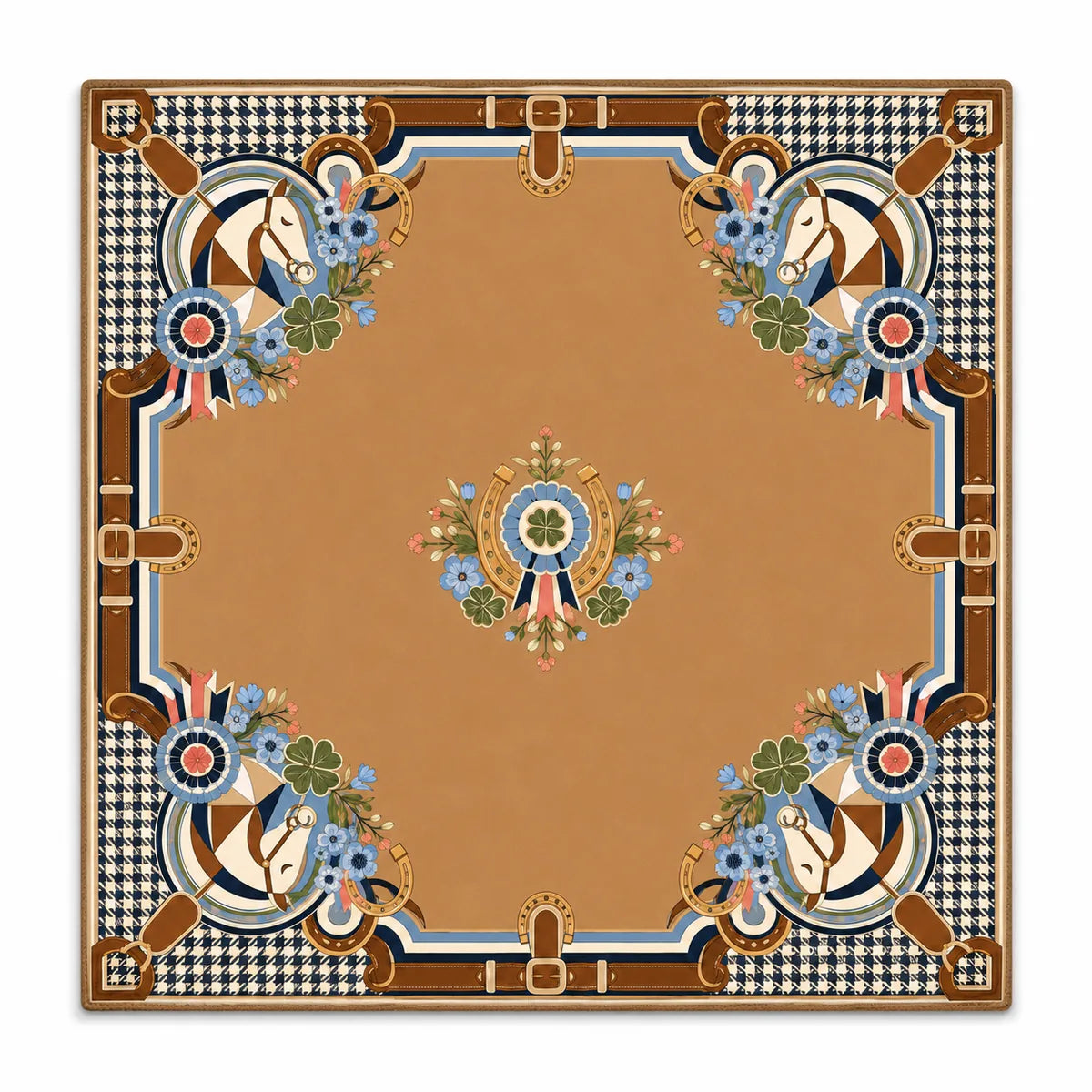 Saddle Club American Mahjong mat full design by The Lucky Tiles