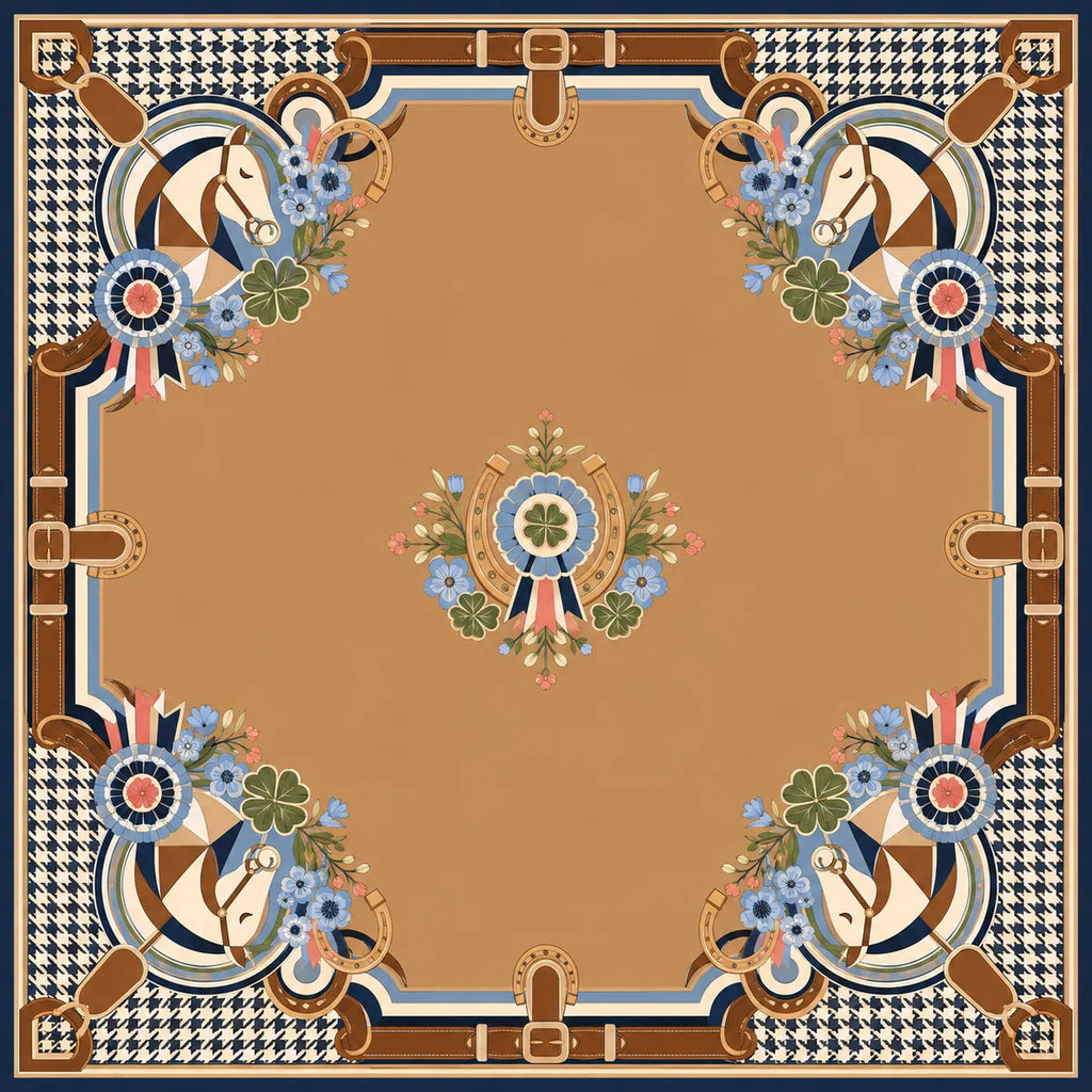 Saddle Club American Mahjong mat product and lifestyle view 2