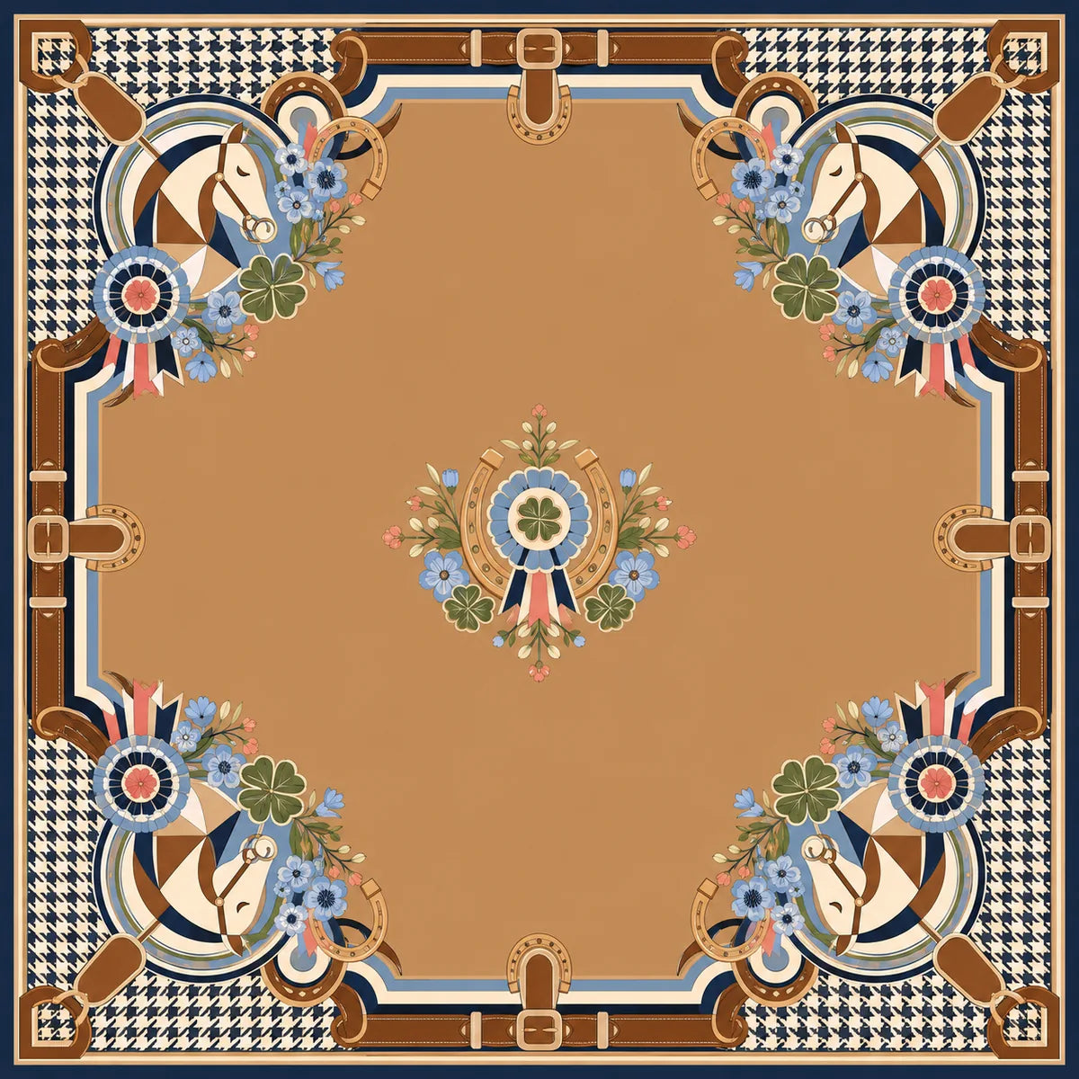 Saddle Club American Mahjong mat product and lifestyle view 2