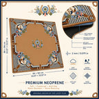 Saddle Club American Mahjong mat product and lifestyle view 6