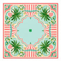 Tropical Escape American Mahjong mat full design by The Lucky Tiles