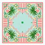 Tropical Escape American Mahjong mat full design by The Lucky Tiles