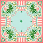 Tropical Escape American Mahjong mat product and lifestyle view 2
