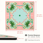 Tropical Escape American Mahjong mat product and lifestyle view 5