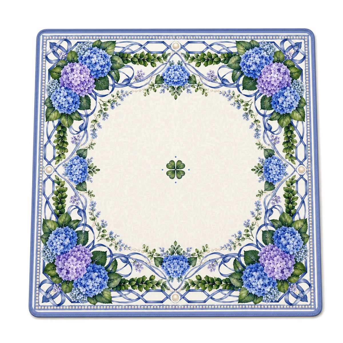 Wisteria Garden American Mahjong mat full design by The Lucky Tiles