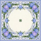 Wisteria Garden American Mahjong mat product and lifestyle view 2